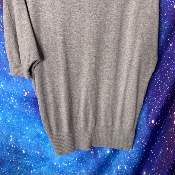 Kirra- Gray Oversized Button Up Cardigan X-Small - Picture 6 of 8